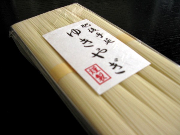 日本一細いとも称される素麺ゆきやぎ